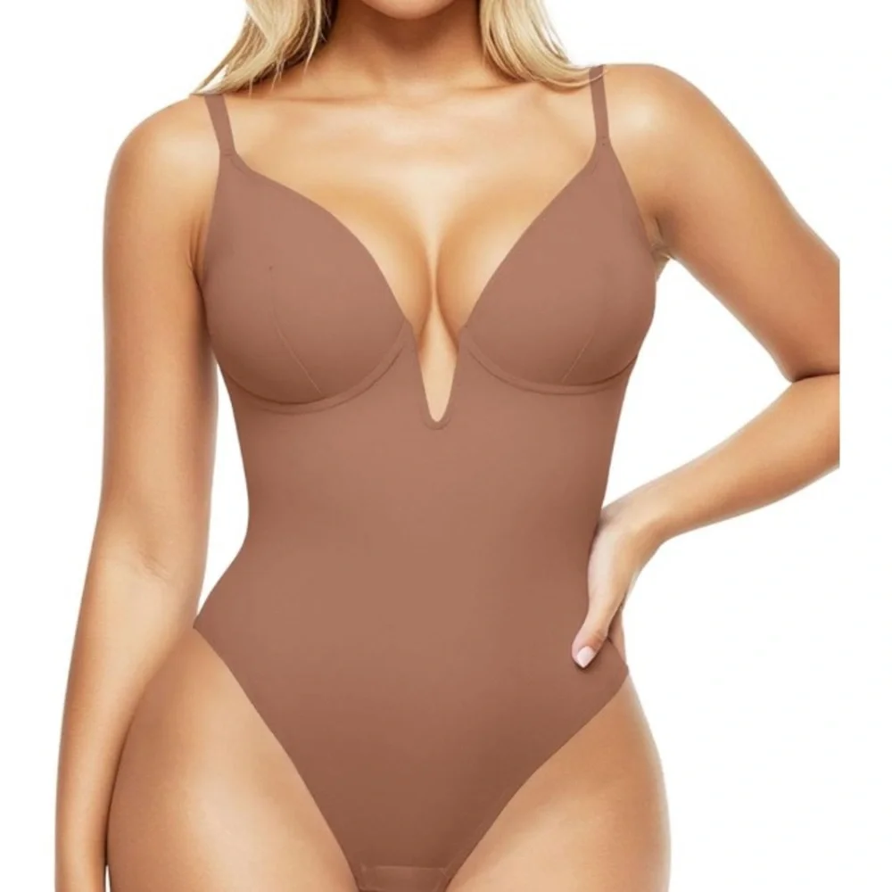 NWT-Popilush Nude Shapewear with Bag TUMMY CONTROL - Picture 1 of 6